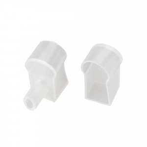 Заглушка ARL-MOONLIGHT-2412-CAP-SET-WH 029423, Комплект силиконовых заглушек для IP68 гибкого неона MOONLIGHT, сечение 24х12мм. В комплекте заглушка с выводом под кабель питания и глухая заглушка. Использовать с герметиком.