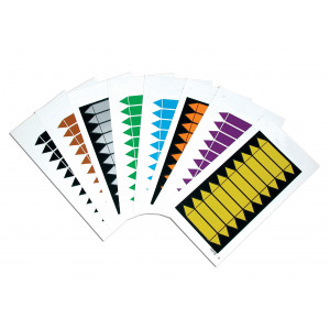 gws225353, Карта для подписывания маркером, 75*16мм, зеленый, материал В-7541 (ламинированный полиэстер), 10 маркеров на карте