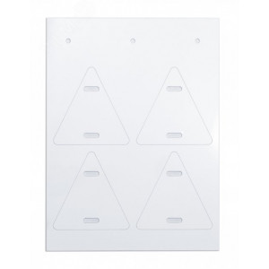 Маркировка для кабеля треугольник 58/55 (уп.40шт) DKC CIC58554TRW