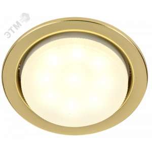 Светильник точечный GX53 встраив. зол. LUVB0-GX53-1-K22