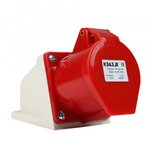 Розетка 124 32А 380В AC 3P+PE 6ч для монтажа на поверхность IP44 222756