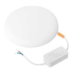 Светодиодный встраиваемый даунлайт безрамочный ДВО 1109 круглый 24Вт 6500K IP20 LUMA EKF