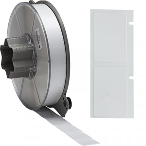 brd151825, A55-1-424 этикетки, синтетическая бумага, цвет-белый матовый, размер 25,40х38,10мм, 3800 шт/рул.