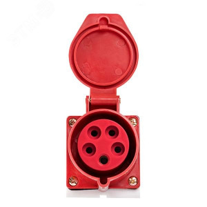Розетка наружн. уст. 32А 380В 3P+РЕ+N IP44 (125) ps-125-32-380