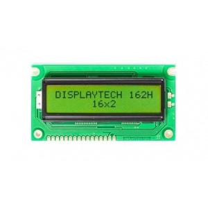 162H BC BW, Модули сивольных ЖК-дисплеев и комплектующие 16x2 Char Display STN Y/G 6 oclock