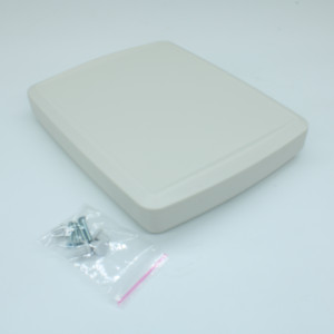 PL2957WH, Тонкий приборный корпус белого цвета из ударопрочного жаростойкого  пластика