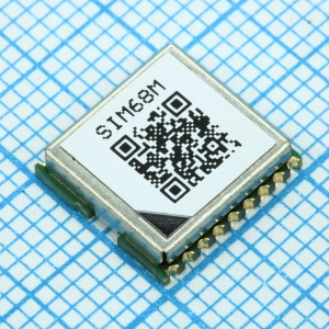 SIM68M S2-105ZC-Z1C0Z, Модуль: GPS GLONASS; ±2,5м; GPS; -165дБм; 2,8?4,3ВDC; 9600бит/с