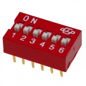 DS-06 (SWD1-6), DIP переключатель 6 групп DS-06, серия SWD 1-6