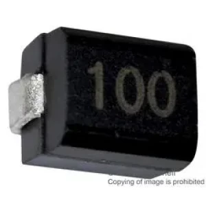 PM1210-100J-RC, Катушка индуктивности SMD высокочастотная на формованном сердечнике 10мкГн ±5% 2.52МГц 30Q-добротность феррит 0.15A 2.1Ом сопротивление по постоянному току 1210 лента на катушке