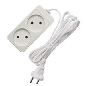 Удлинитель 2х5м без заземл. 6А IP20 1.3кВт ШВВП 481S-0205