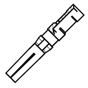 82911464K, Стандартные цилиндрические контакты 14 AWG Socket Sz 12 Power Contact