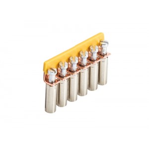 Соединительная перемычка IVB WK 4/D..- 6, Соединительная перемычка, 6 полюсов, неизолированная, винтовая, для клемм: WK 4/D1/2U; WK 4/D2/2U