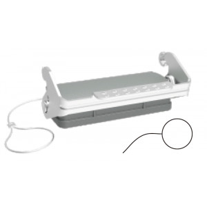 Защитная крышка D16A-MCV-1L/1S, Защитная крышка, типоразмер 16A, без уплотнителя, с одной металлической защелкой, с удерживающей стропой от утери, материал корпуса: алюминиевый сплав