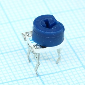 3306F-1-102, Потенциометр однооборотный керметный 1кОм 0.2Вт PC PIN