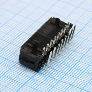 DS1073-04-2X08MRB6, Разъем штыревой двухрядный угловой на плату