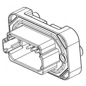 DT15-12PC, Автомобильные разъемы DT RECP ASM