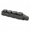 Колодка 4-м 16А IP44 2P+PE 230В с защ. крышками каучук Basic RPS-020-16-230-44