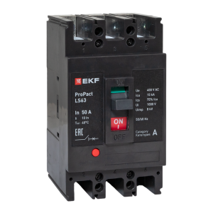Автоматический выключатель LS63 15кА 3P 50А ProPact EKF