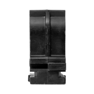 Крепеж-клипса для ручного монтажа d20 мм (10 шт) черная EKF-Plast