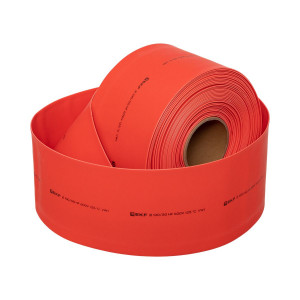 Термоусаживаемая трубка ТУТ нг 100/50 красная рулон PROxima tut-100-r