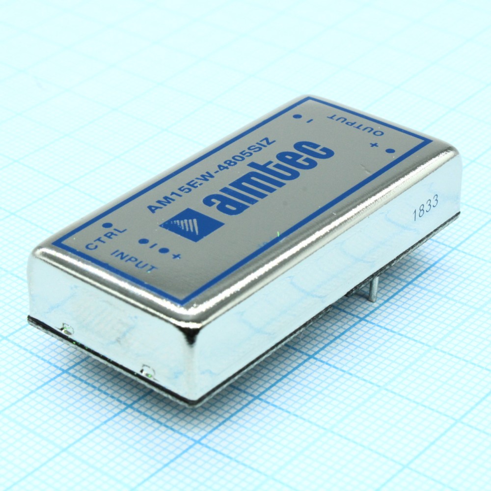 Изображение товара DC/DC преобразователь Aimtec AM15EW-4805SIZ, 15Вт, 18-75В