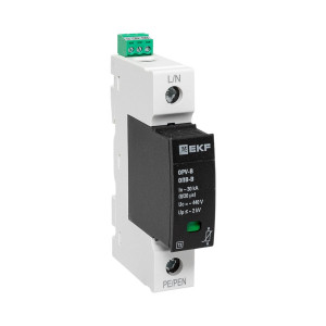 Ограничитель импульсных напряжений ОПВ-B/1P In 30кА 440В с сигн. PROxima opv-b1