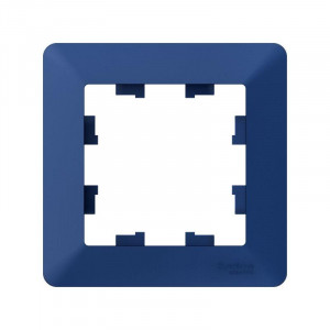 ATLASDESIGN AIR 1-постовая РАМКА, АКВАМАРИН/дымчатый черный ATN221101