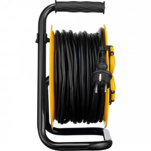 Удлинитель на катушке 4х30м с заземл. 16А IP44 Industrial plus УК30 3х1.5 термозащита WKP15-16-04-30-44