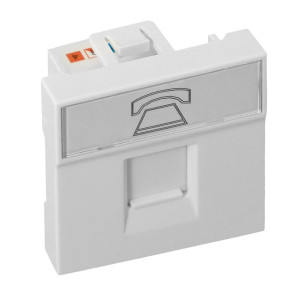 Розетка RJ11, 2 модуля EKF