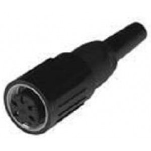 T3401-013, Цилиндрические разъемы DIN FEMALE CABLE CONNECTOR 6 WAY