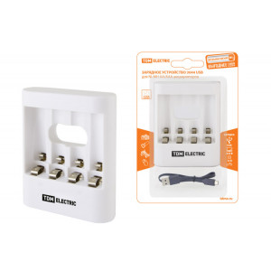 Зарядное устройство 3044 (300 mA 4 слота АА/ААА 2 кан.USB) SQ1702-0104