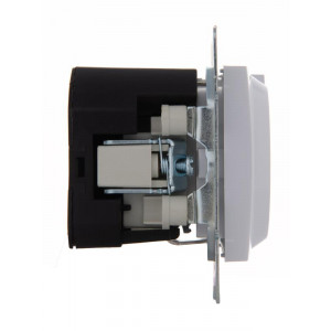 Розетка 1-м СП Karina 16А с заземл. с заряд. устройством USB механизм бел. 707-0288-181