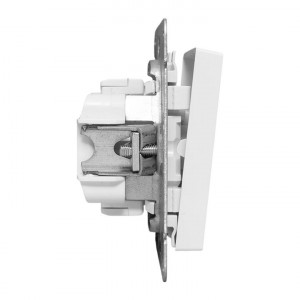 Механизм выключателя, одноклавишный, белый Эпика EKF UP1-SWW-10