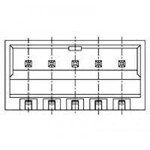 6-1775444-2, Проводные клеммы и зажимы 12 POS HDR R/A SMT 1.5mm