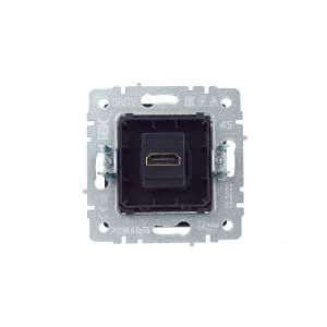 BRITE Розетка HDMI РHDMI-0-БрТБ темная бронза BR-H10-K45