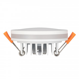 Светодиодная панель LTD-85SOL-5W Day White 017989, Круглый светильник с контурным свечением. Корпус IP44 белый + вставка поликарбонат PC. Цвет БЕЛЫЙ ДНЕВНОЙ 4000К, св.поток 400 лм, угол 120°+180°. Питание 180-240VAC (драйвер в к-те 300mA 11-25V), мощность 5Вт. Размеры 80х40 мм, установка в отв.65 мм, высо