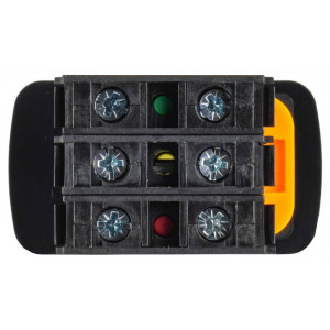 Кнопка I-O с подсветкой d=22мм 1NO+1NC MASTER MI-BT60-11DR-3-11-K51