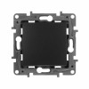 Переключатель 1-кл. СП Etika 10А IP20 250В 10AX авт. зажимы механизм антрацит Leg 672605