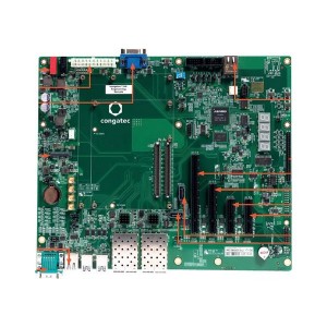 X7EVAL/ind, Макетные платы и комплекты - x86 Evaluation Carrier Board for COM Express Type 7 modules with four 10GbE SFP+ fiber/copper ports. No BMC. Commercial temperature range from -40 C to 85 C.