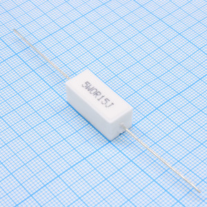 SQP5000R15JBP, Резистор керамический цементный аксиальный (SQP) 5Вт 0.15Ом ±5%