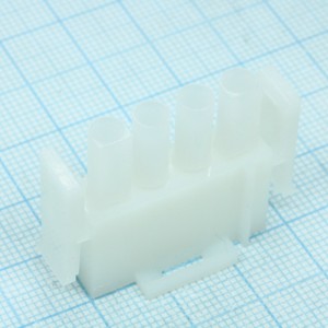 1-480702-0, Корпус разъема, Серия Universal MATE-N-LOK, розетка, 4 вывод(-ов), 6.35 мм