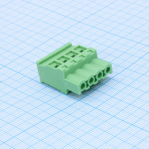 2EGTKB-5.08-04P-14-100, Разъемный клеммный блок, 4 контакта. Серия 2EGTKB-5.08