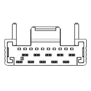 484641, Проводные клеммы и зажимы MiniBridge10Female KoshiriPos straigth