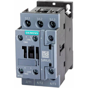Контактор  3RT6028-1AP00, КОНТАКТОР, 18.5 КВТ 400 В AC-3 (38 A), S0, 1НО+1НЗ, УПР: 230В АС, 50 ГЦ, ВИНТОВЫЕ КЛЕММЫ