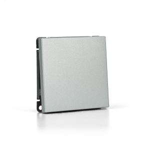 ARTGALLERY 1-клавишный выключатель кнопочный, 10А, механизм, алюминий GAL000315