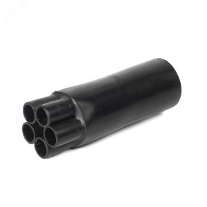 Перчатка термоусаживаемая 2ТПИ-2.5/16 мини, на 2 пальца, до 1кВ, герметизация и изоляция корней разделки многожильных силовых кабелей с бумажной маслопропитанной, пластмассовой и резиновой изоляцией