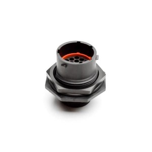 RTS714N19P03, Стандартный цилиндрический соединитель RECEPTACLE JAM NUT SIZE 14 19POS PIN