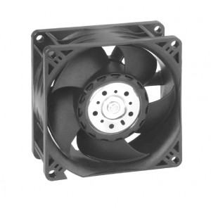 8212JN, Вентилятор аксиальный постоянного тока 12В, 80x80x38 мм, 0.84 А, подшипник качения, подключение-провод, уровень шума 55 дБа, воздушный поток 132 куб.м/ч, 8400 об/мин