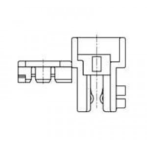 3-829868-7, Стандартные краевые разъемы 8X 7P FEDERLEI 2,5