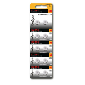 Батарейки SG4 (377) SR626, SR66 MAX Silver Oxid Button Cell (10/100/2000) Б0053484